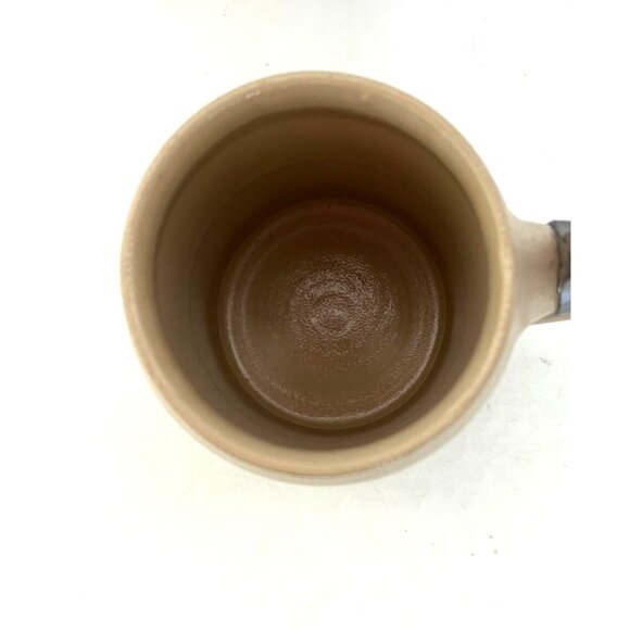 Vintage BMF German Beer Stein Pewter Lid Salt Glaze Blue Maroon Argyle Diamonds - Picture 6 of 10